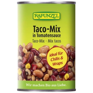 Zmes fazule ster.Taco-Mix BIO 400g Rapunzel
