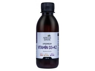 Lipozomálny vitamín D3+K2, 200ml Adelle Davis