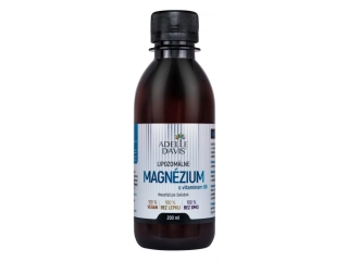 Lipozomálne magnézium s vitamínom B6, 200ml Adelle Davis