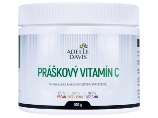 Vitamín C, práškový, 500g Adelle Davis