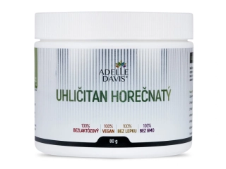 Horčík, prášok 80g (Uhličitan horečnatý) Adelle Davis