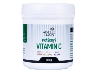 Vitamín C, práškový, 100g Adelle Davis