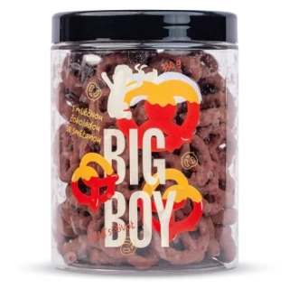 Praclíky v mliečnej čokoláde 330g Big boy
