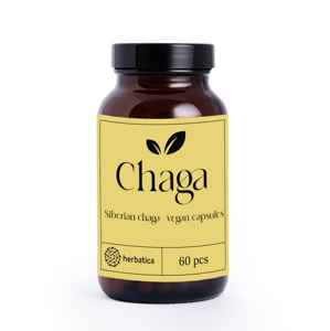 Čaga sibírska 60kaps 300mg/kaps Herbatica
