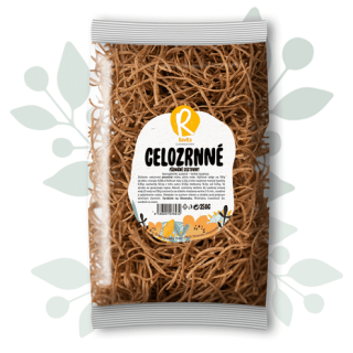 Pšeničné celozrnné cestoviny – tenké rezance 250g Ravita