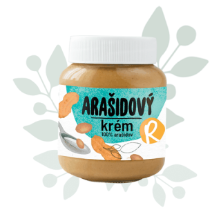 Krém arašidový jemný 350g Ravita