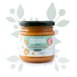 Nátierka cícerová s paradajkou 160g Ravita