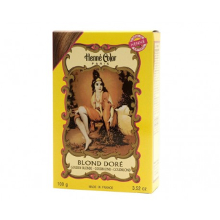 Henna Powder Blond Doré - Blond Zlatá 100g Henné Color