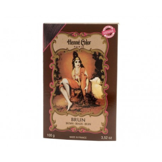 Henna Powder Brun - Hnedá 100g Henné Color