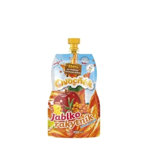 Šťava 100% Rakytník Jablko 250ml Ovocňák