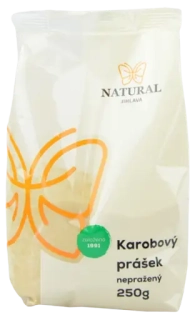 Karobový prášok nepražený 250g Natural
