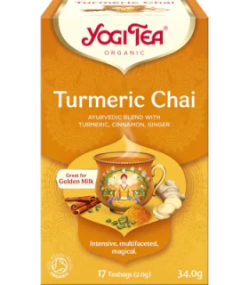 Čaj Turmeric Chai Kurkuma BIO 17x2g Yogi Tea