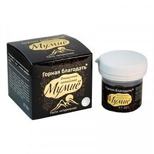 Mumio - očistené altajské v prirodzenej "tekutej forme,, 50g Meandra