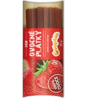 Ovocné plátky Jablko-Jahoda 20g Ovocňák