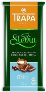 Mliečna čokoláda so stéviou 75g Trapa