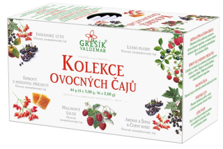 Kolekcia ovocných čajov 5x4ns Grešík