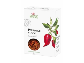 Paprikové vločky 40g Grešík