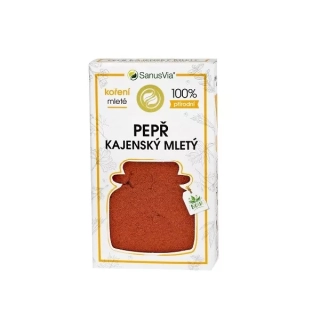 Kajenské korenie mleté BIO korenie 49g SanusVia