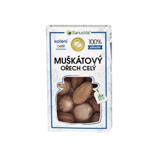 Muškátový orech celý BIO korenie 30g SanusVia