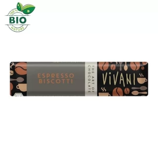Mliečna tyčinka s espresso náplňou 40g BIO Vivani
