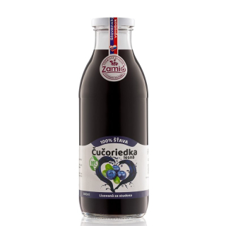 100% šťava Čučoriedka 500ml Zamio
