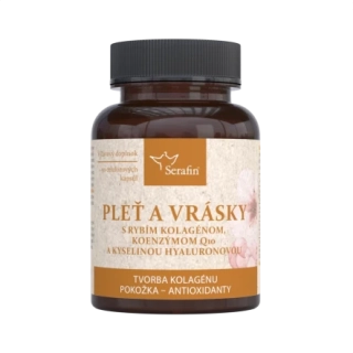 Pleť a vrásky - prírodné kapsuly 80ks Serafin