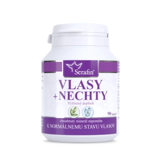 Vlasy a nechty 90 kapsúl Serafin