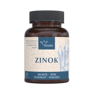 Zinok - prírodné kapsuly 90ks Serafin