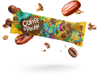 Power bar káva a pekany 50g LifeLike