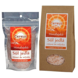 Ružová himalájska soľ do mlynčeka BIO, 200g Cereus