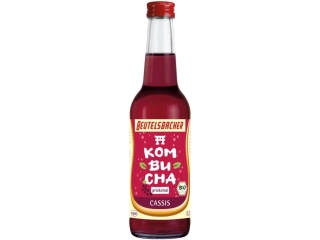 Kombucha čierne ríbezle 330ml Beutelsbacher