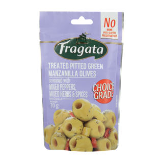 Olivy bez kôstky upravené po provensálsky 70g Fragata