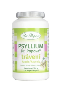 Psyllium Trávenie 120 kapsúl Dr.Popov