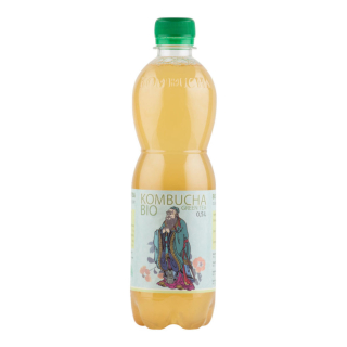 Kombucha zelený čaj 500ml Stevikom