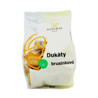 Ovsené brusnicové sušienky – Dukáty 200g Natural Jihlava