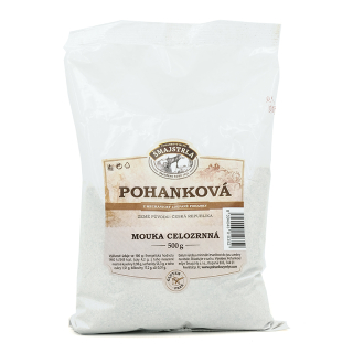 Múka pohánková celozrnná 500g ŠMAJSTRLA