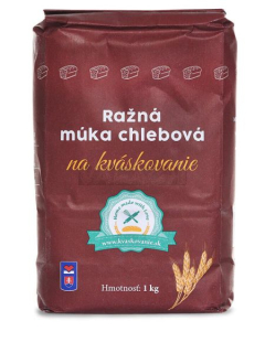 Múka ražná chlebová na kváskovanie 1kg MLYN TRENČAN