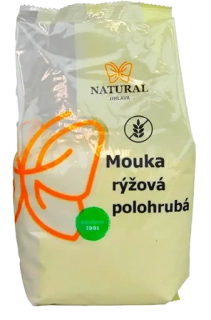 Ryžová múka polohrubá 500g Natural Jihlava