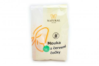 Múka z červenej šošovice bez lepku 400g Natural Jihlava