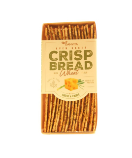 Pšeničný krehký chlieb so syrom a pažítkou 130g Danvita