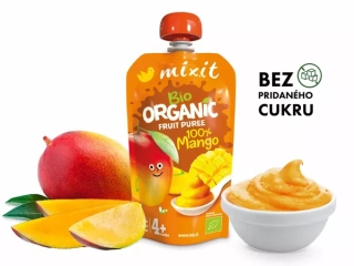 BIO ovocná kapsička - 100% Mango 100g Mixit