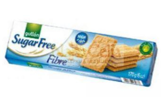 Fibre sušienky s vlákninou, bez cukru 170g Gullón