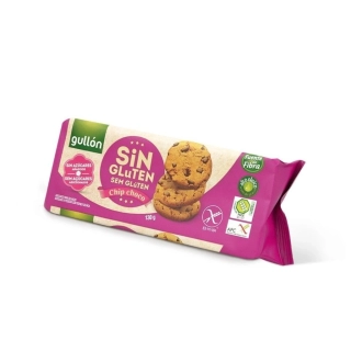 Chip choco bezlepkové sušienky s kúskami čokolády bez pridaného cukru 130g Gullón