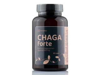 Čaga sibírska FORTE 60 vegánskych kapsúl (600mg/ kapsula) Herbatica