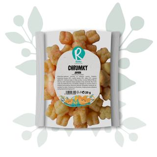 Jahodové chrumky 20g Ravita