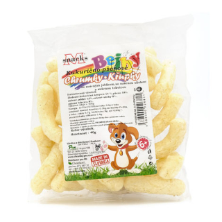 KUKURIČNÉ CHRUMKY JABLKO-SLIVKA-TEKVICA 40G Msnacks