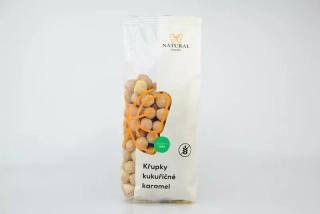 Chrumky kukuričné karamel 140g Natural Jihlava