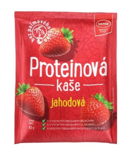 Proteínová kaša jahodová 65g Semix