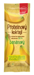 Proteínový kokteil banánový 30g Semix