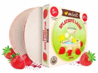 Oblátkové kúpele - jahoda 150g Mixit